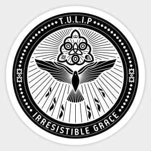 TULIP. Irresistible grace. Sticker